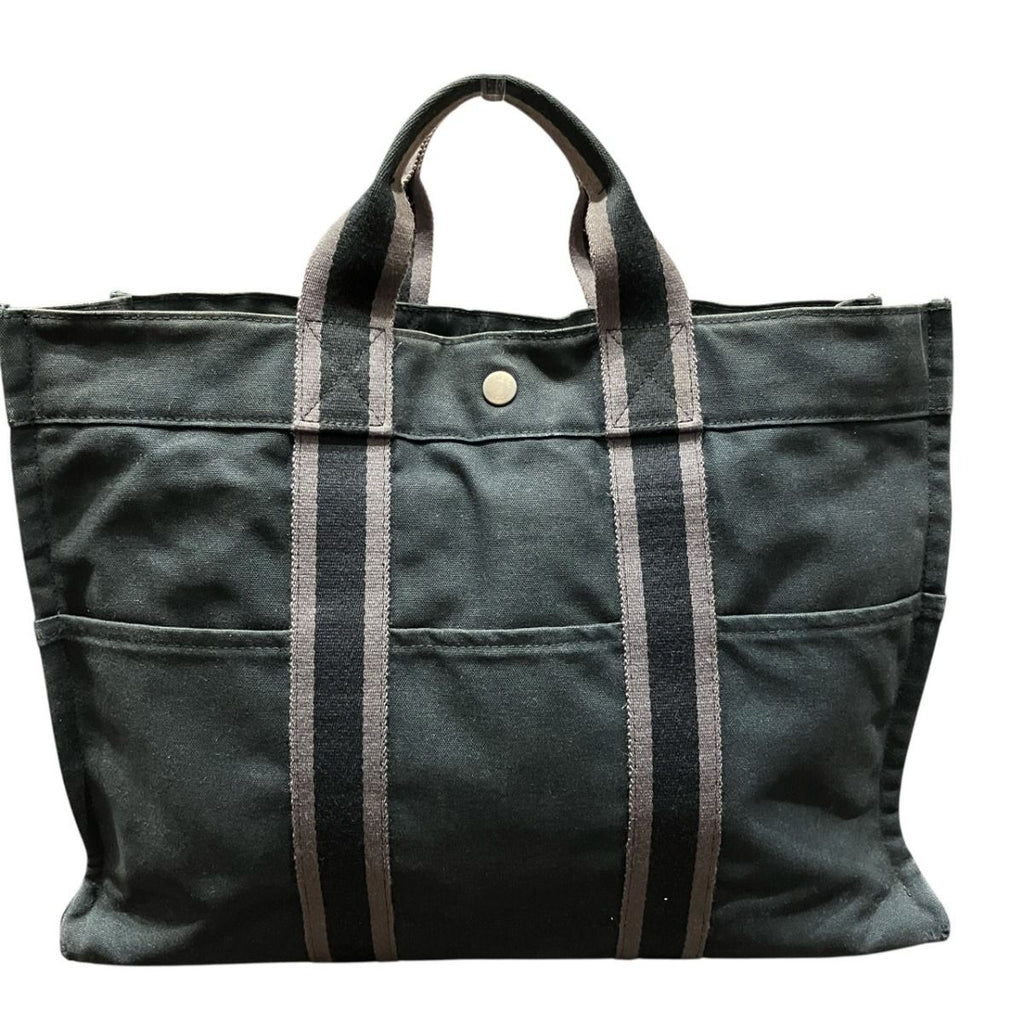 Hermes Fourre Tout MM Handbag Canvas — view 2