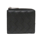 Bottega Veneta Intrecciato Bifold Zipper Wallet Leather
