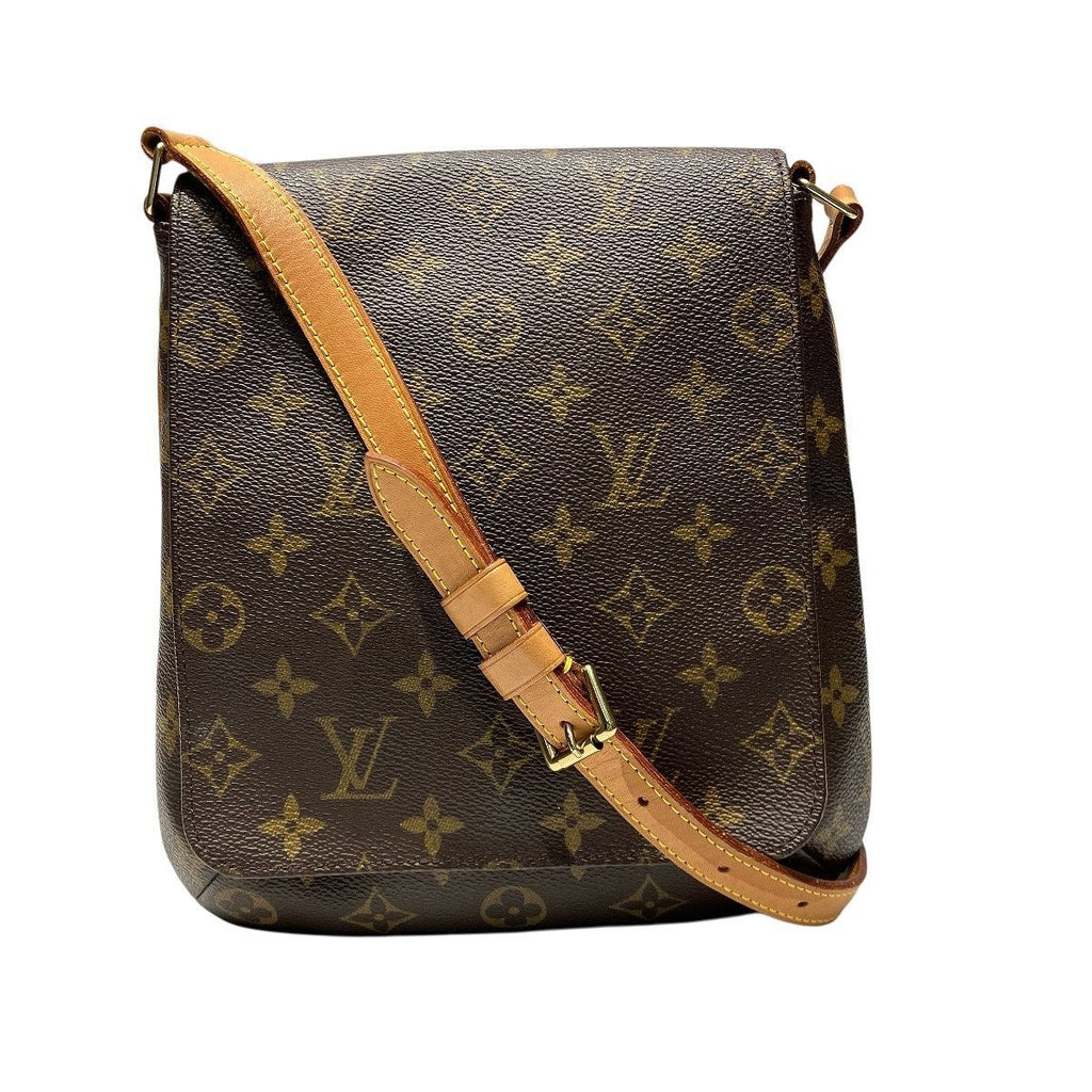 Louis Vuitton Musette Salsa Long Monogram Shoulder Bag Canvas