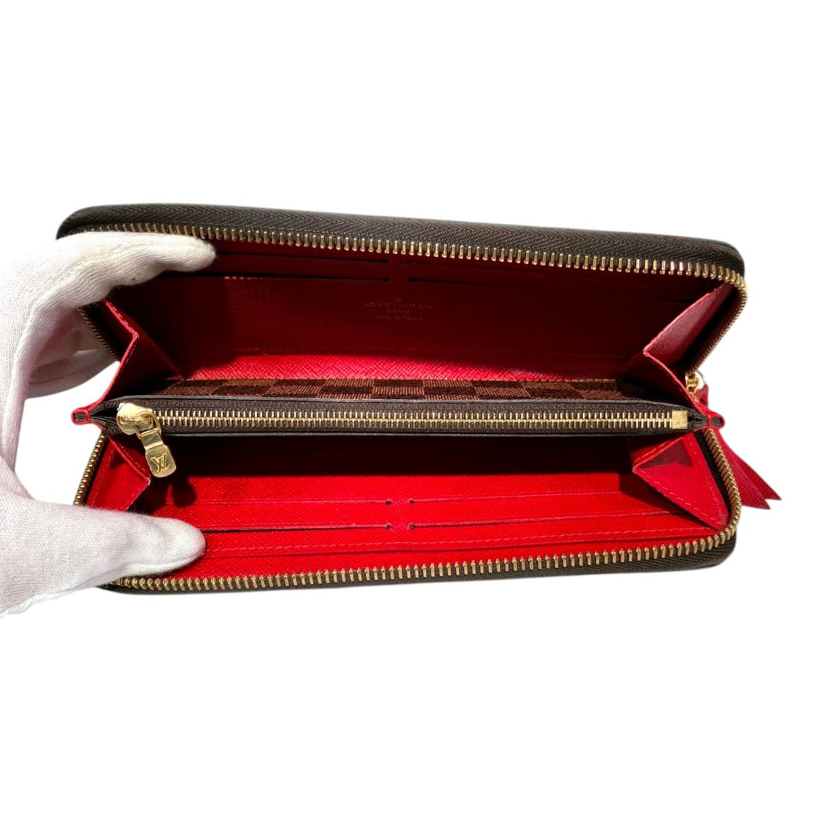 Louis Vuitton Portefeuille Clemence Damier Wallet Canvas — view 3
