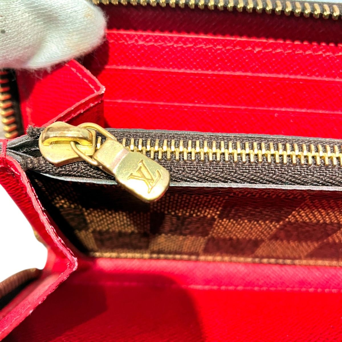 Louis Vuitton Portefeuille Clemence Damier Wallet Canvas — view 7