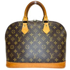 Louis Vuitton Alma Monogram Handbag Canvas