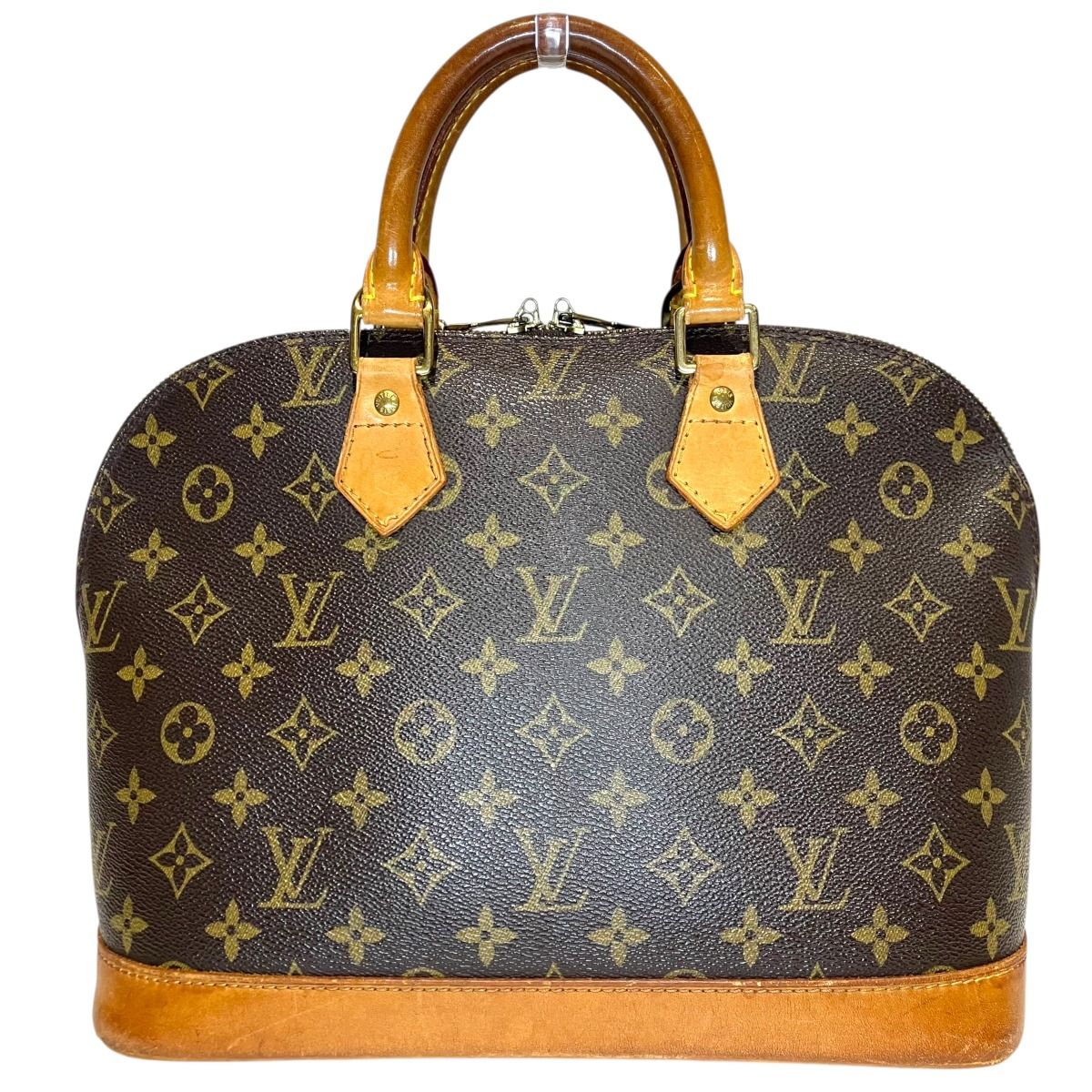 Louis Vuitton Alma Monogram Handbag Canvas