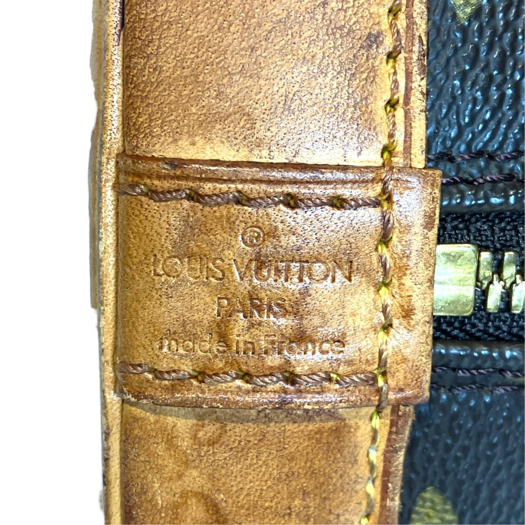 Louis Vuitton Alma Monogram Handbag Canvas — view 4