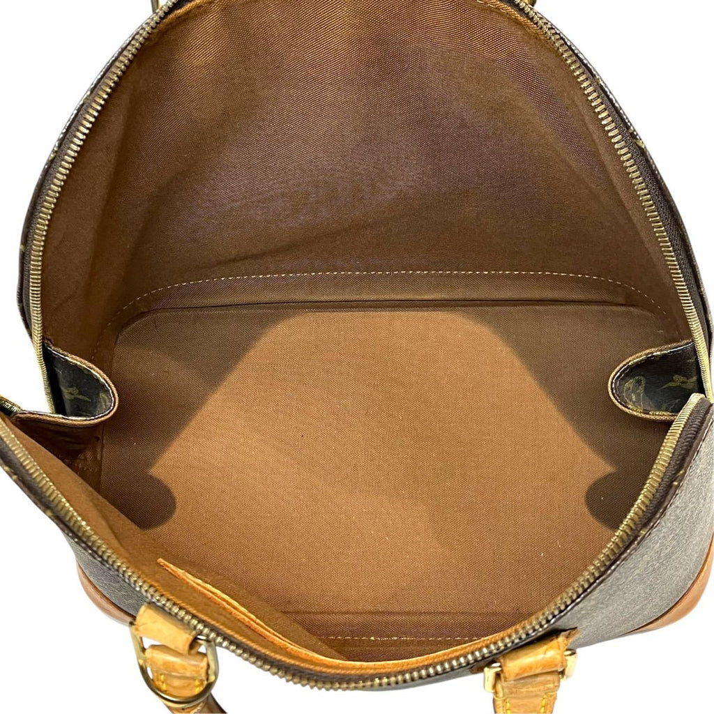 Louis Vuitton Alma Monogram Handbag Canvas — view 8