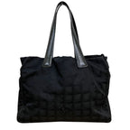 Chanel Tote Bag MM New Travel Line Canvas Leather — view 2