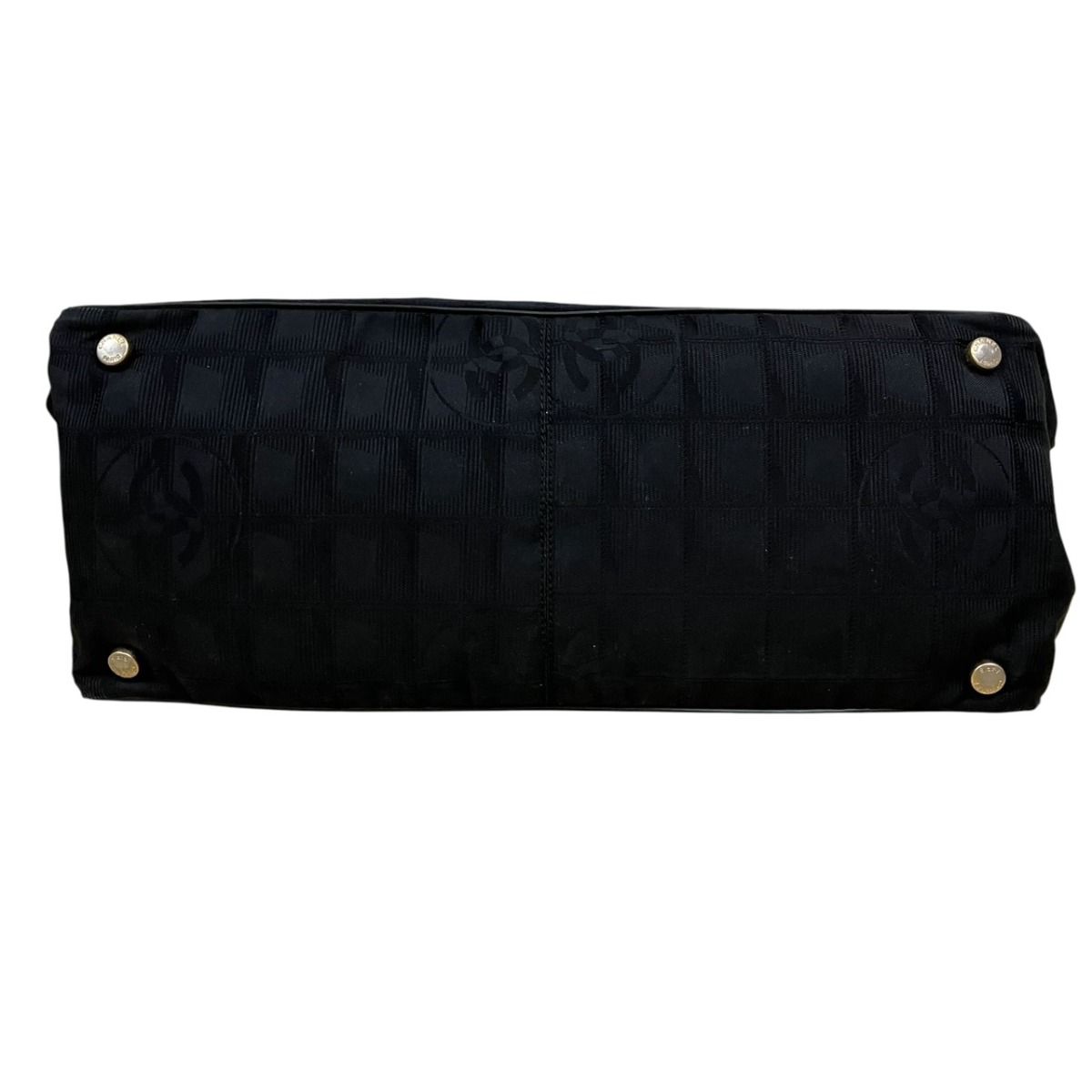 Chanel Tote Bag MM New Travel Line Canvas Leather — view 3