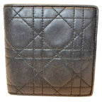 Dior Cannage Bifold Wallet Leather