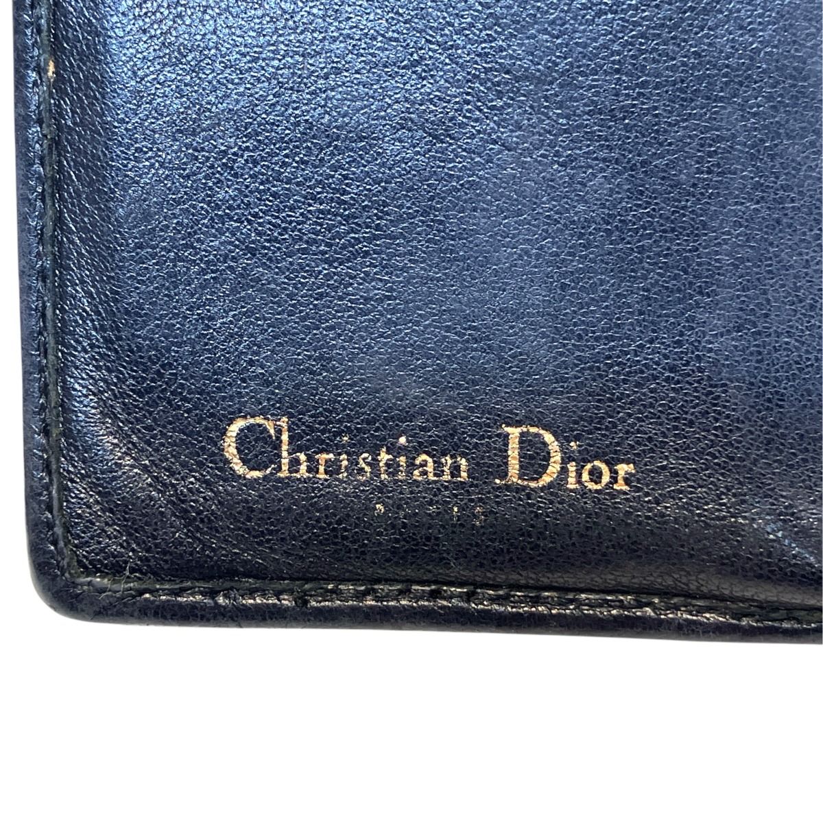 Dior Cannage Bifold Wallet Leather — view 4