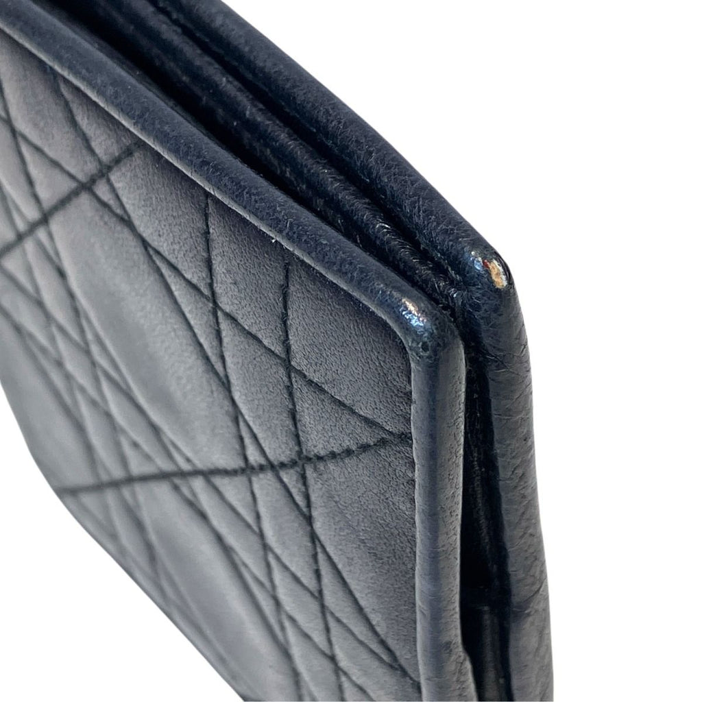 Dior Cannage Bifold Wallet Leather — view 5