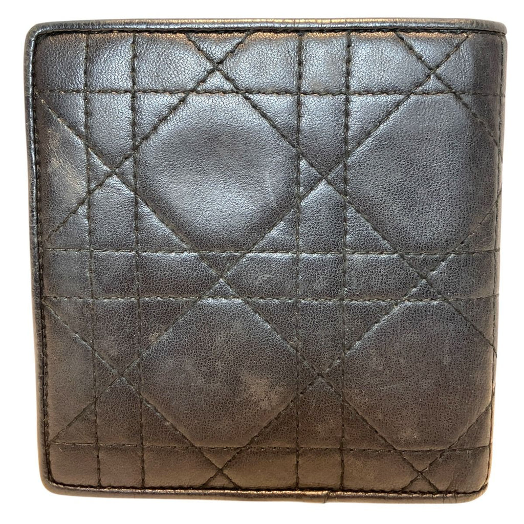 Dior Cannage Bifold Wallet Leather — view 2