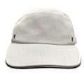 Hermes H Embroidery Cap Leather Canvas Hat