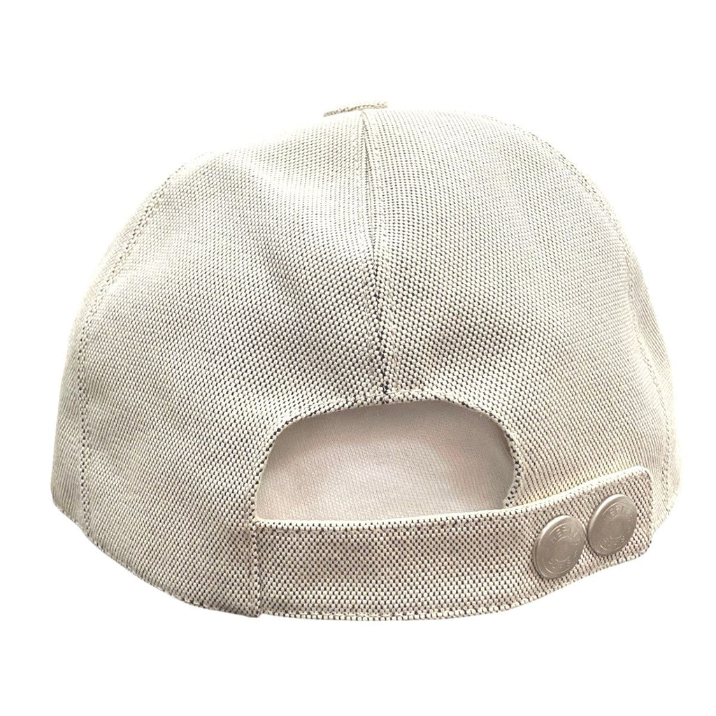 Hermes H Embroidery Cap Leather Canvas Hat — view 2