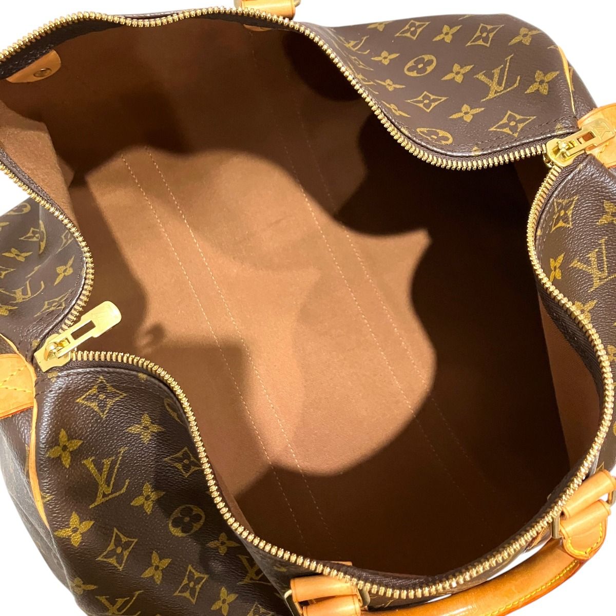 Louis Vuitton Keepall 45 Monogram Boston Bag Canvas Leather — view 6
