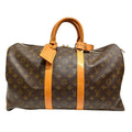 Louis Vuitton Keepall 45 Monogram Boston Bag Canvas Leather
