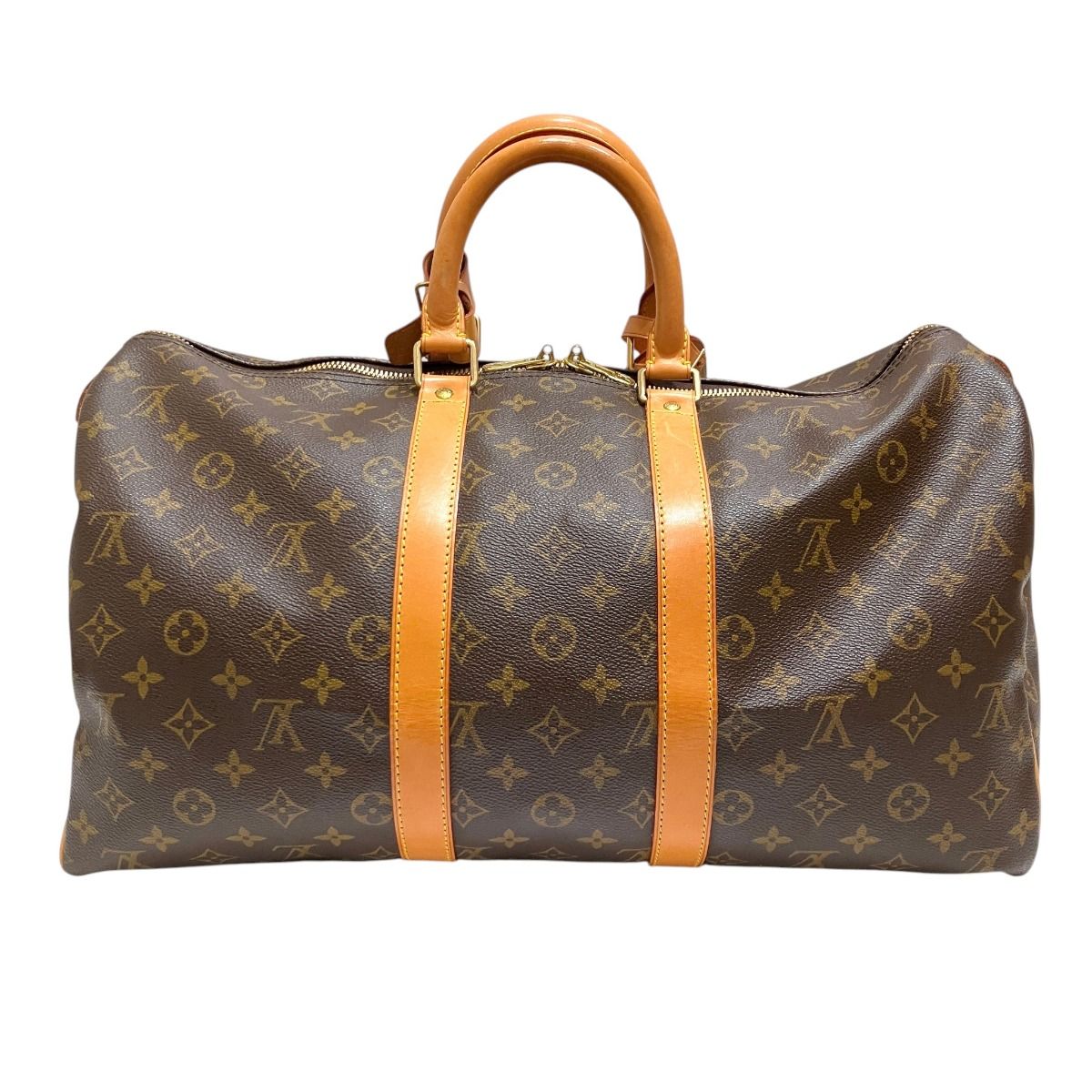 Louis Vuitton Keepall 45 Monogram Boston Bag Canvas Leather — view 2