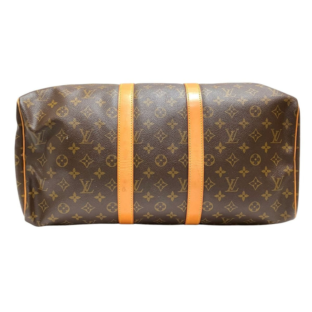 Louis Vuitton Keepall 45 Monogram Boston Bag Canvas Leather — view 3