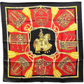 Hermes Carre 90 Nose Leather Scarf Silk
