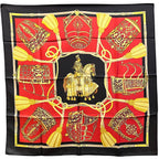 Hermes Carre 90 Nose Leather Scarf Silk