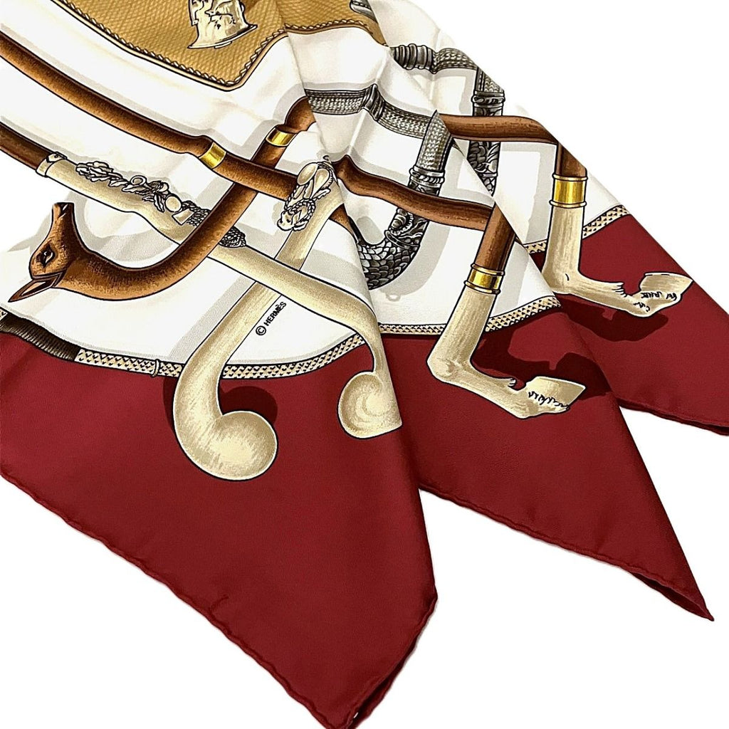 Hermes Carre 90 Cane and Decoration Scarf Silk — view 8