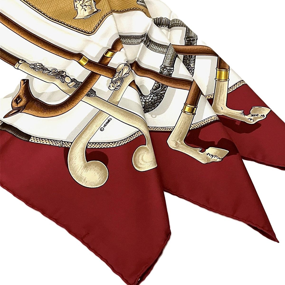 Hermes Carre 90 Cane and Decoration Scarf Silk — view 8