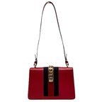 Gucci Sylvie Small Sherry Line Shoulder Bag Leather — view 2