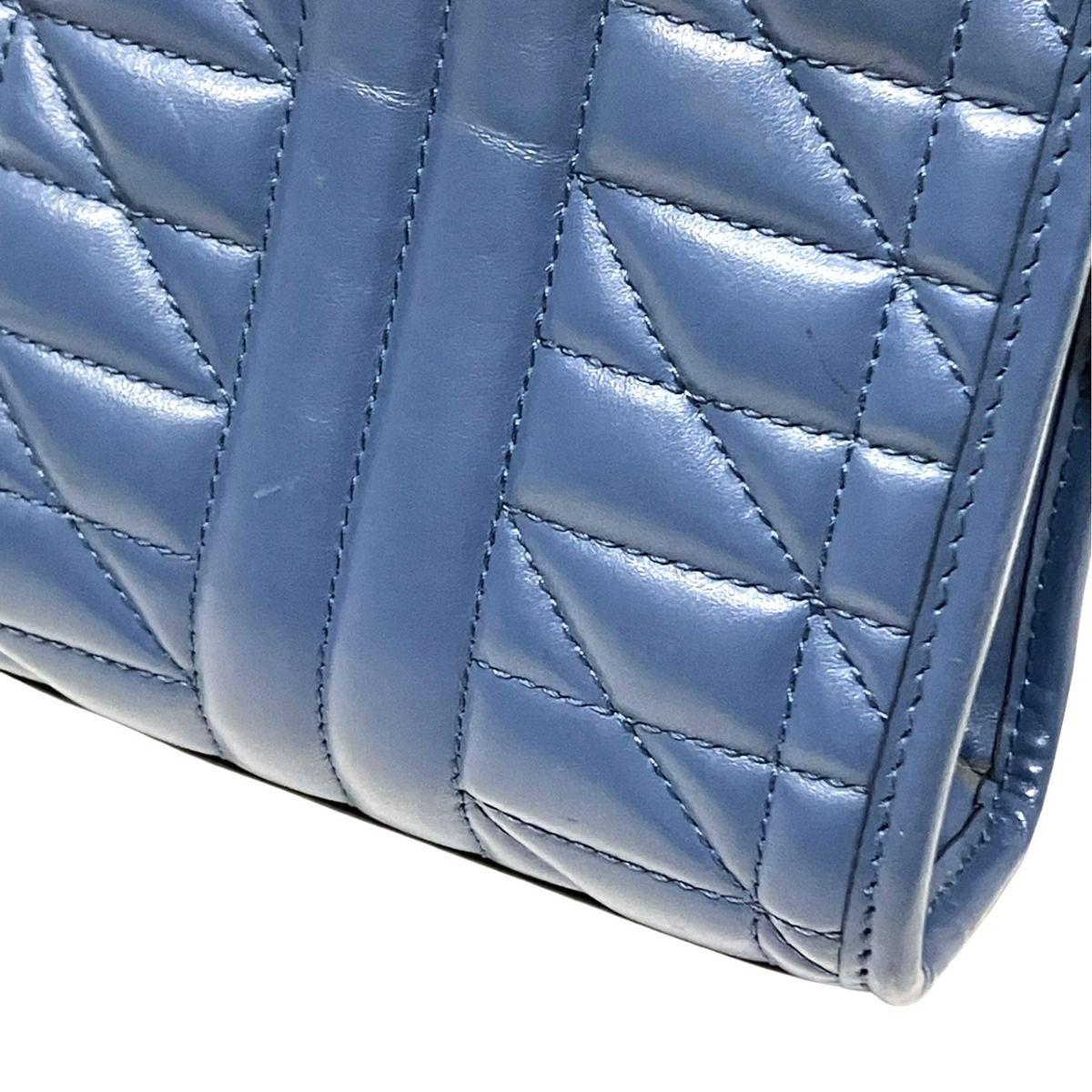 Gucci Quilted Mini GG Marmont Shoulder Bag Leather — view 8