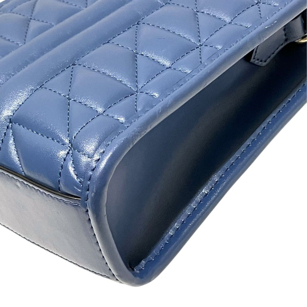 Gucci Quilted Mini GG Marmont Shoulder Bag Leather — view 7