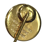 Hermes Sellier Pin Brooch Metal — view 4