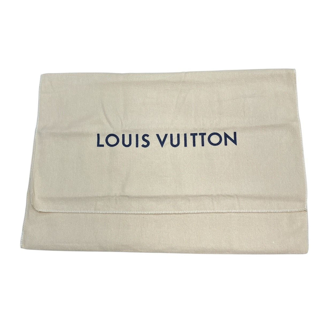 Louis Vuitton Supreme Collaboration Pochette Jules GM Epi Clutch Leather — view 5