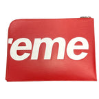 Louis Vuitton Supreme Collaboration Pochette Jules GM Epi Clutch Leather — view 2
