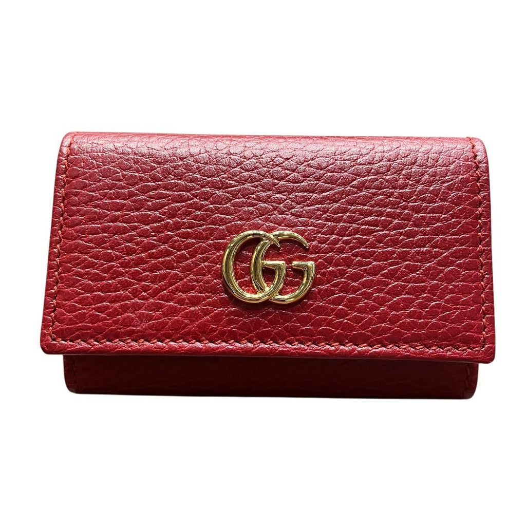 Gucci GG Marmont Key Case Leather Key Holder