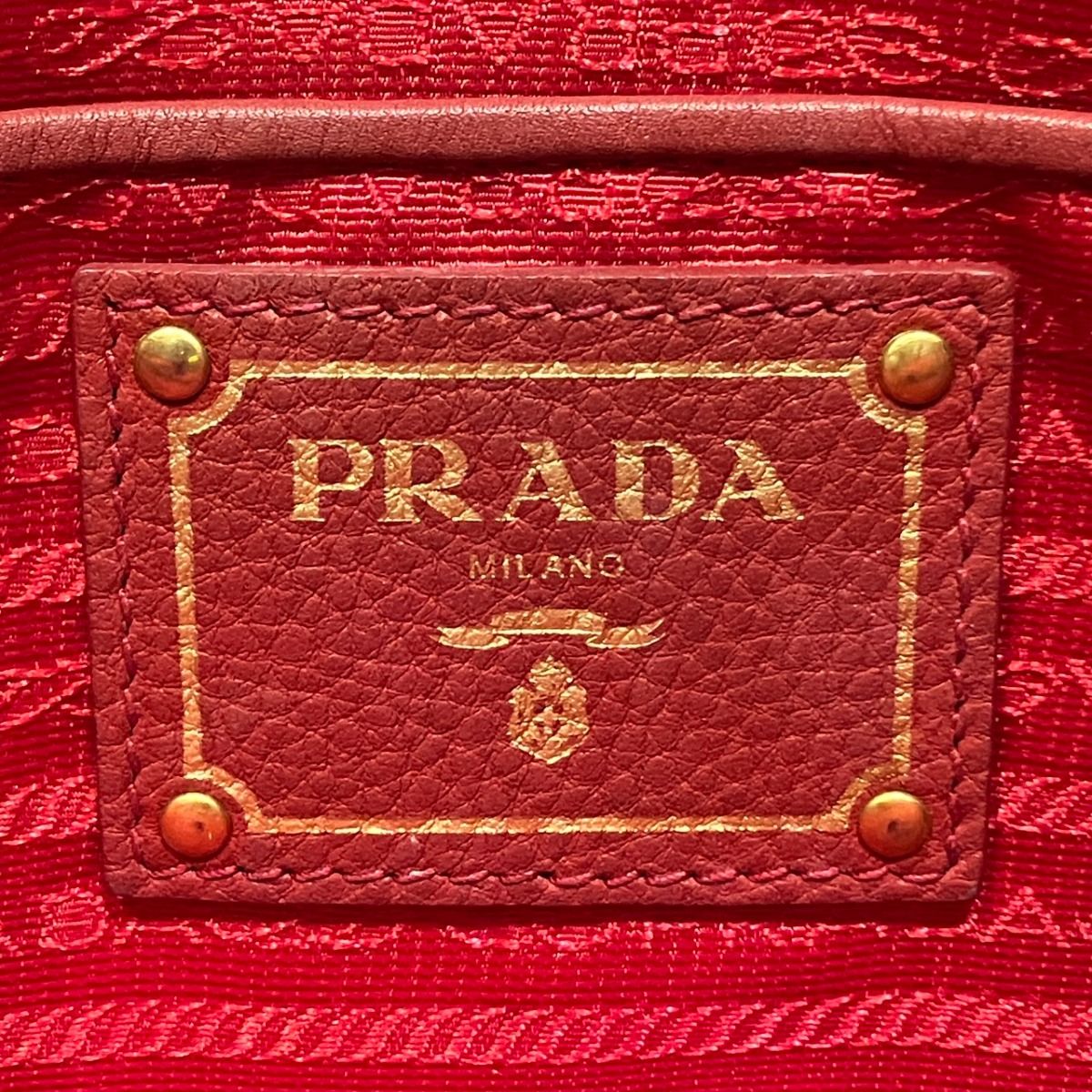 Prada Vitello Daino Tote Bag Leather — view 4