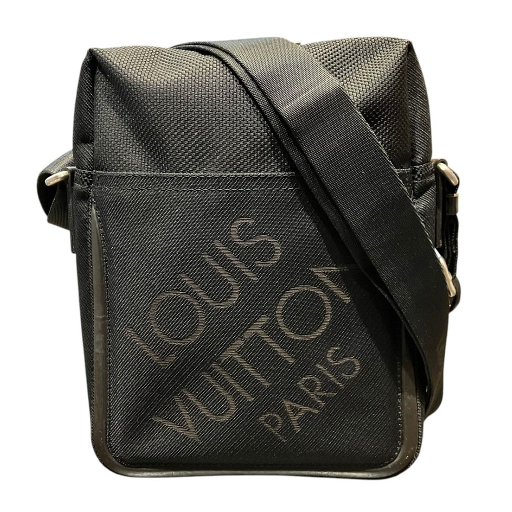 Louis Vuitton Citadin MM Damier Geant Shoulder Bag Leather Canvas