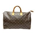 Louis Vuitton Speedy 40 Monogram Boston Bag Canvas