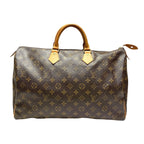 Louis Vuitton Speedy 40 Monogram Boston Bag Canvas