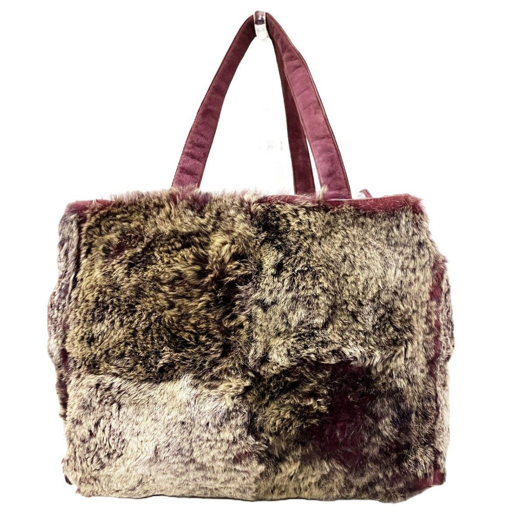 Chanel Rabbit Handbag Suede — view 2