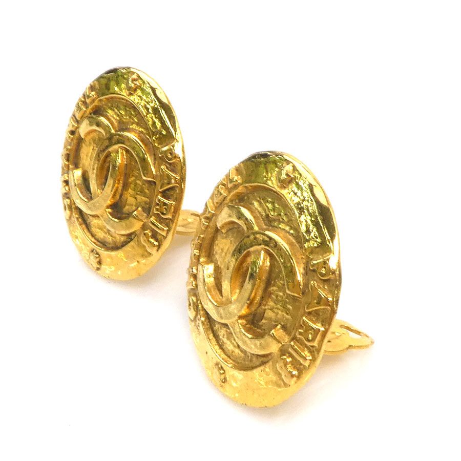 Chanel Earrings Gold — view 3