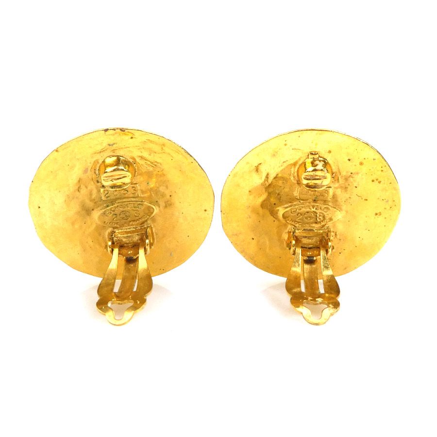 Chanel Earrings Gold — view 4