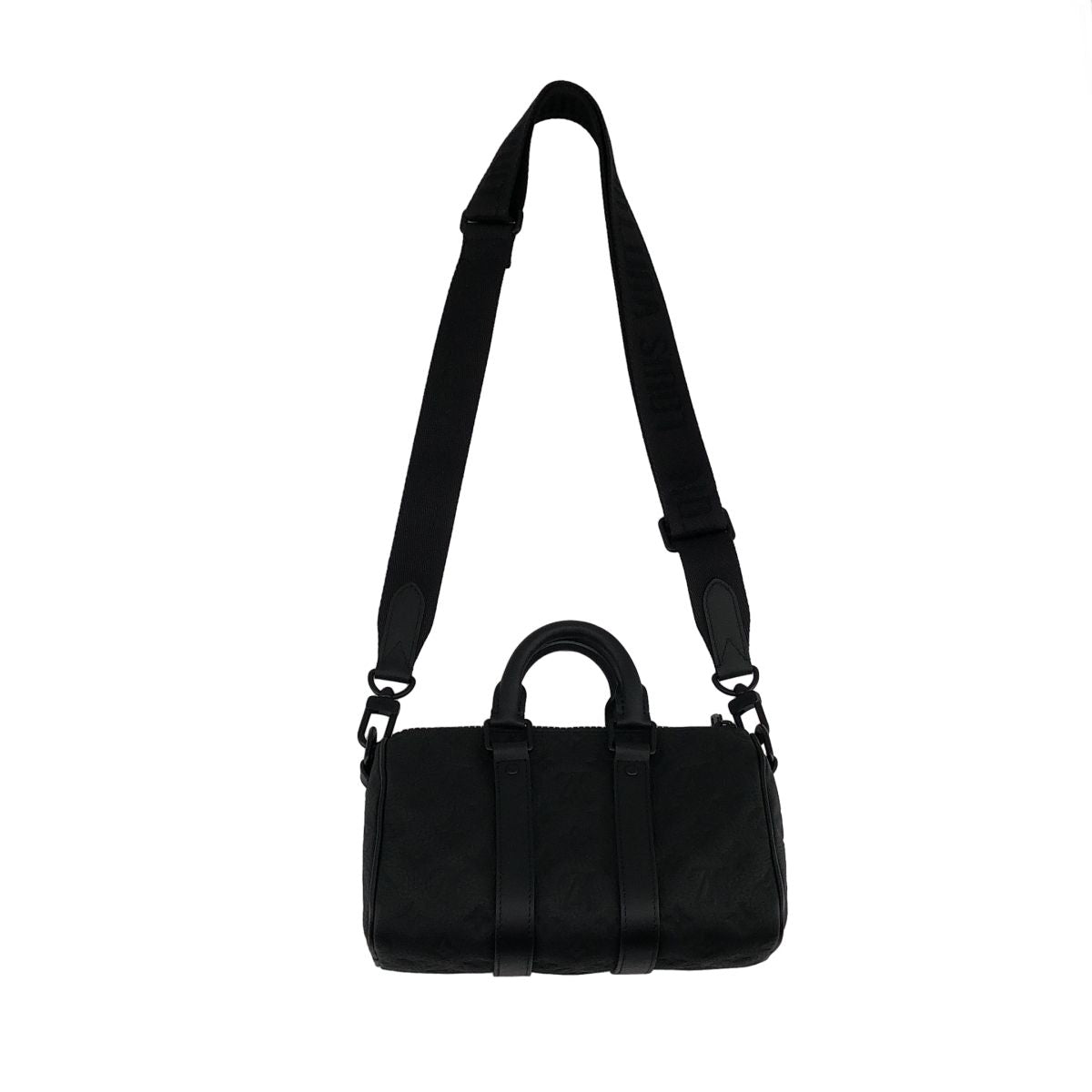 Louis Vuitton Keepall Bandouliere 25 Shoulder Bag Black — view 3