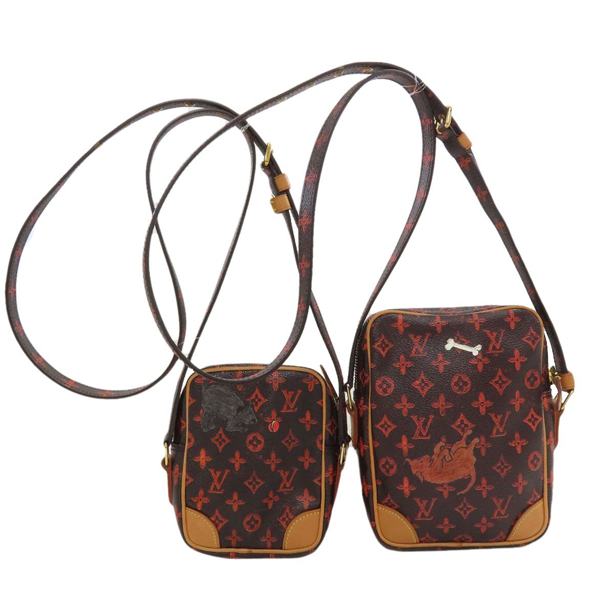 Louis Vuitton Panum Set Cat Glam Shoulder Bag Monogram Canvas — view 2
