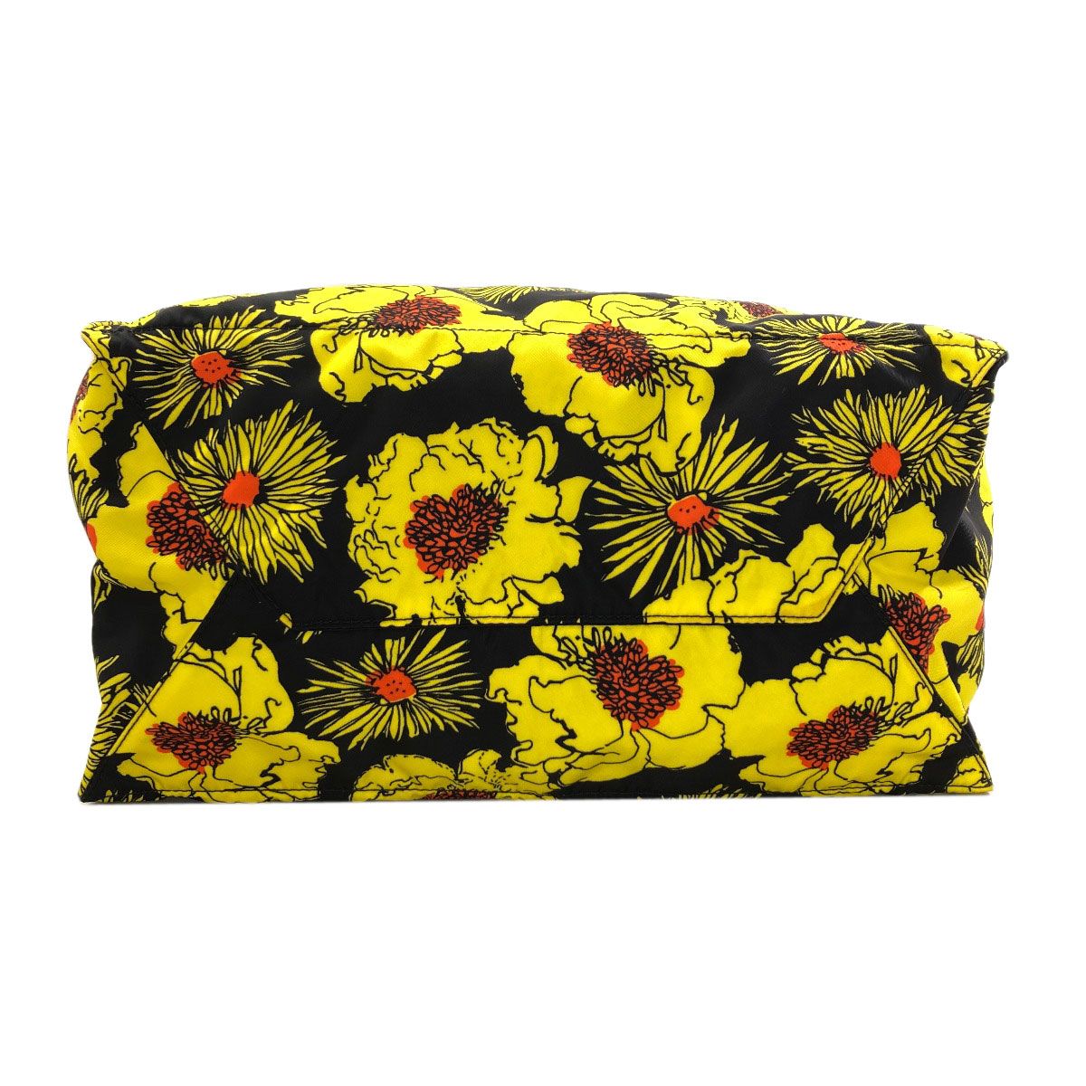 Prada Logo Flower Tote Bag Nylon — view 4