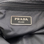 Prada Logo Flower Tote Bag Nylon — view 6