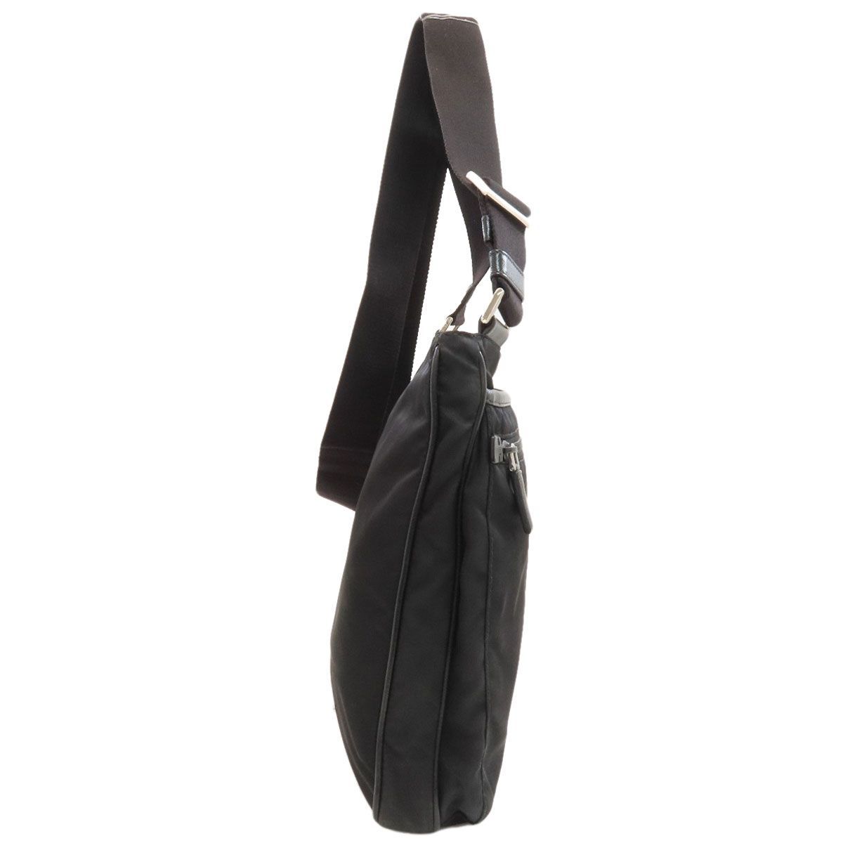 Prada Logo Long Shoulder Bag Nylon — view 3