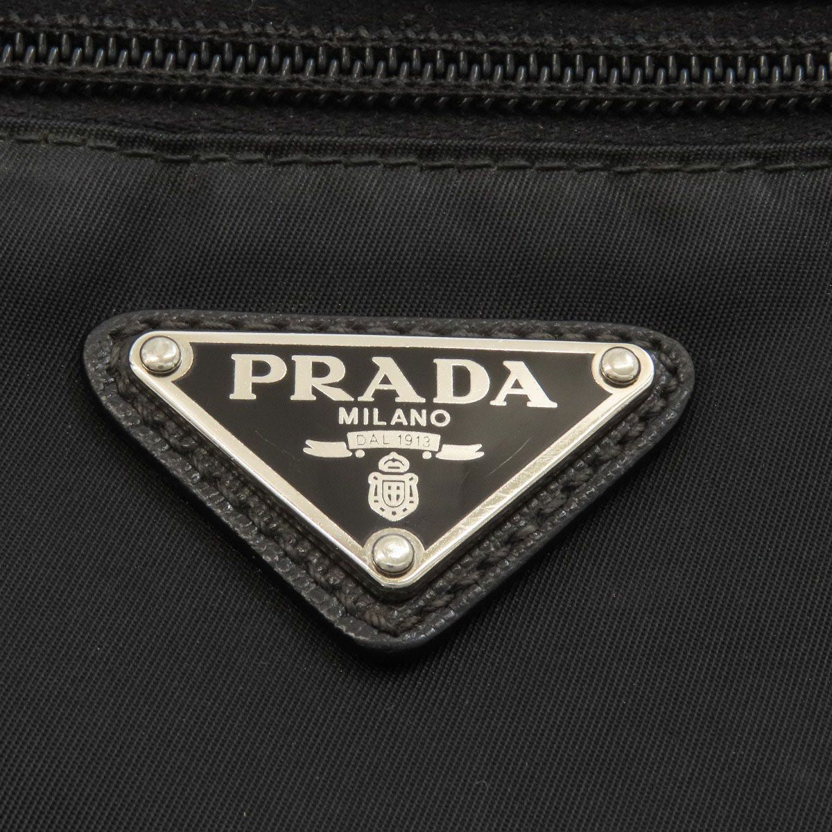Prada Logo Long Shoulder Bag Nylon — view 7