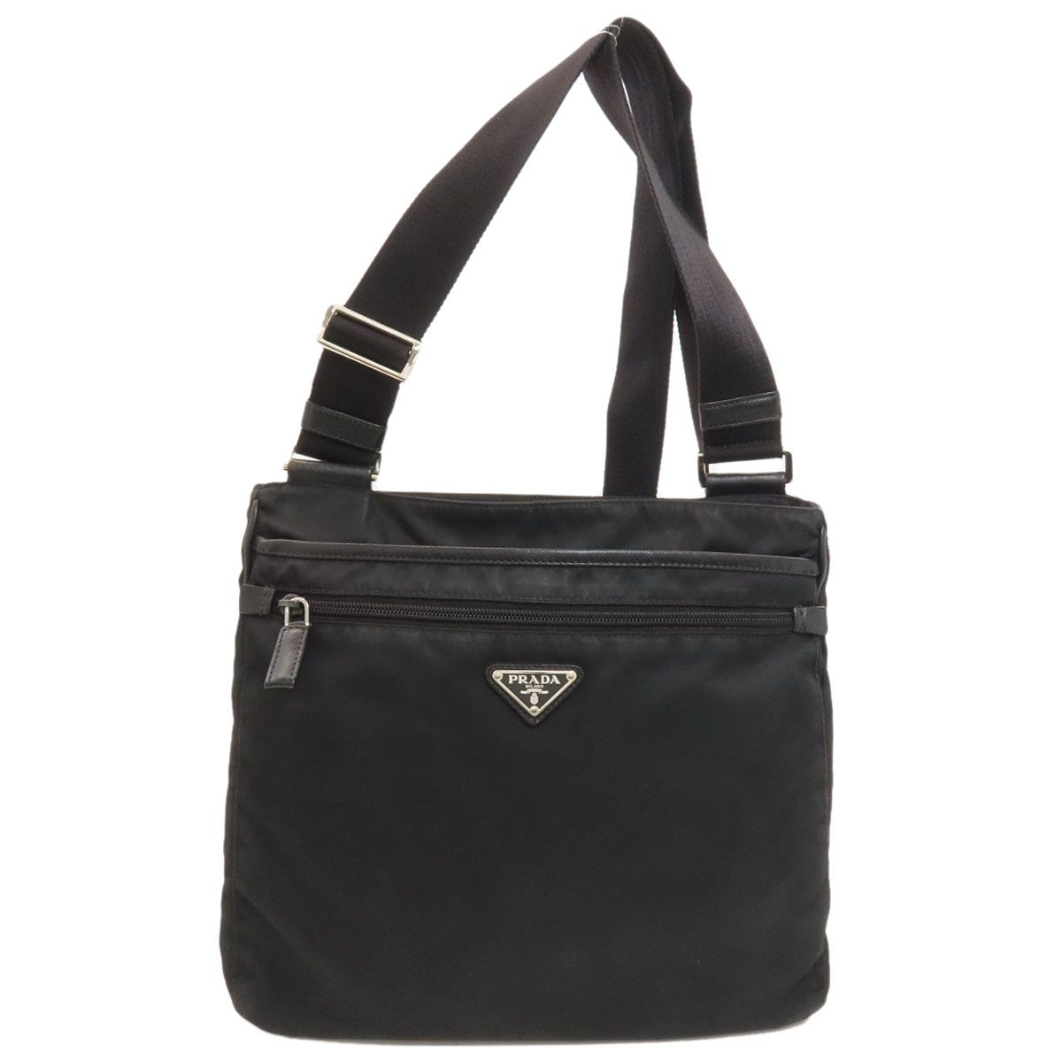 Prada Logo Long Shoulder Bag Nylon