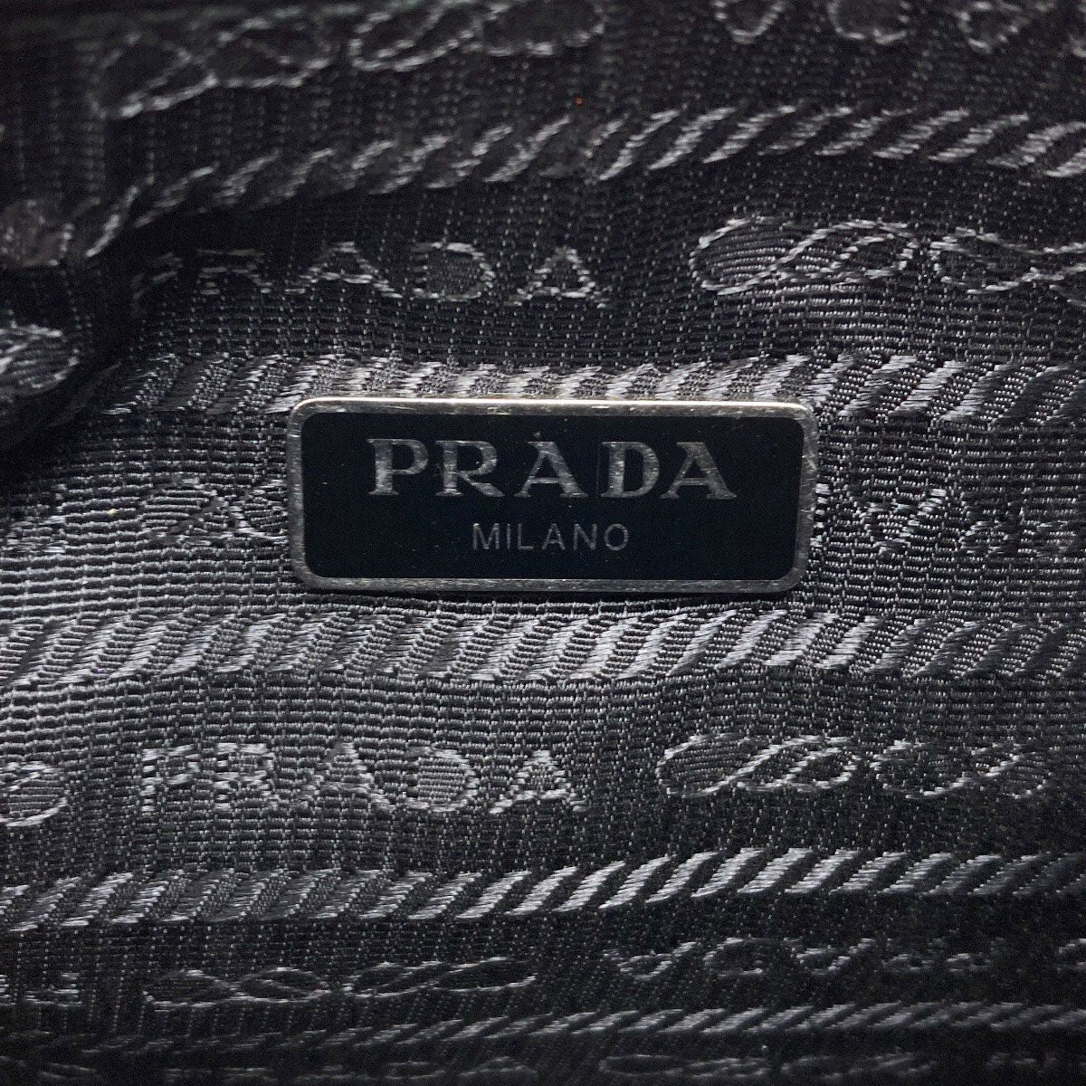 Prada Logo Re Edition 2-Way Shoulder Bag Recycled Nylon — view 6