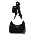 Prada Logo Re Edition 2-Way Shoulder Bag Recycled Nylon