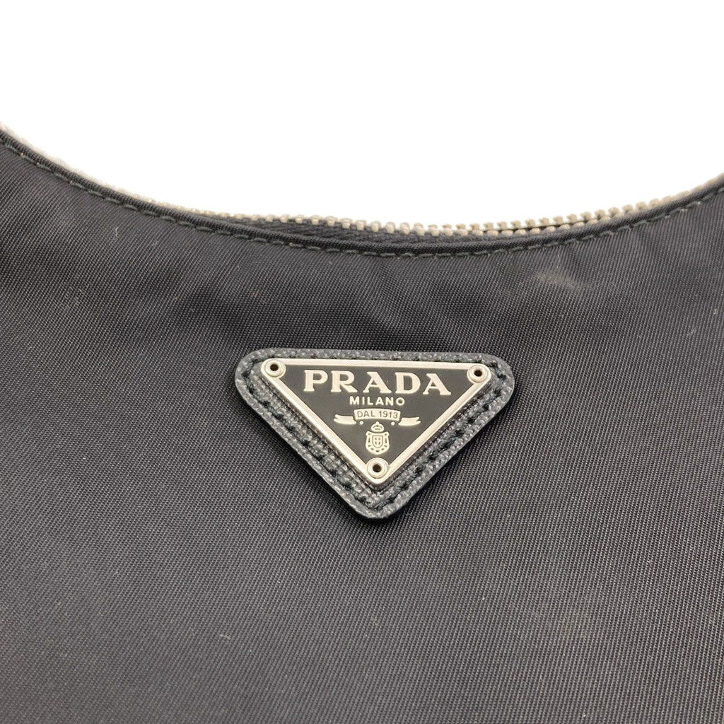 Prada Logo Re Edition 2-Way Shoulder Bag Recycled Nylon — view 8
