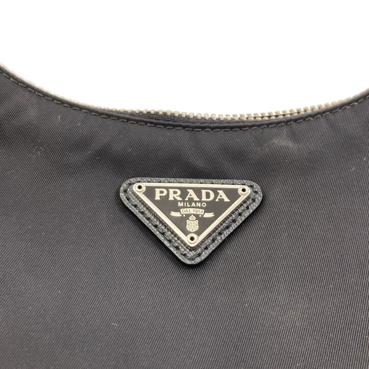 Prada Logo Re Edition 2-Way Shoulder Bag Recycled Nylon — view 8